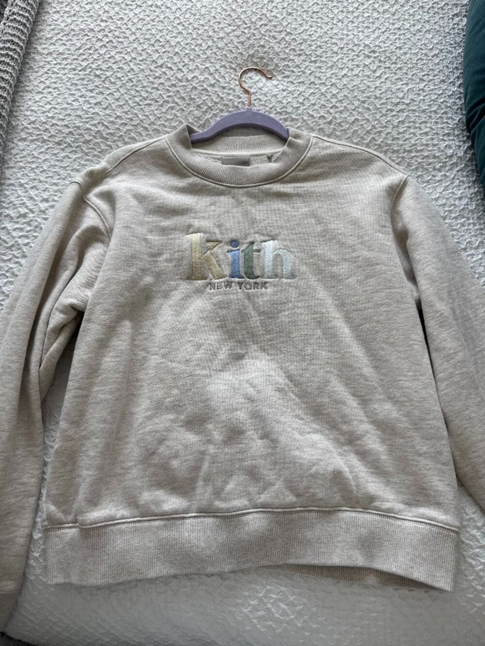 Kith Women Asher New York Crewneck Sandy Heather